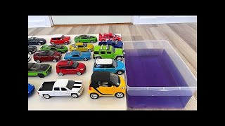 Sports SUVs Sedan And Minivans From A Huge Box  Model Cars Collections [upl. by Seni]