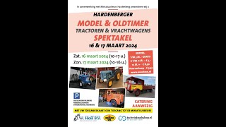 Model amp Oldtimer Spektakel 16 amp 17 maart 2024 in Hardenberg met Landbouw Miniatuur Beurs [upl. by Mercedes643]