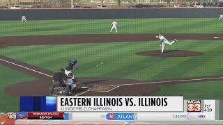 Westcott homers twice in home opener win over EIU [upl. by Esilenna667]