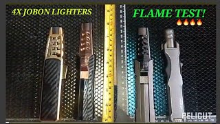 FOUR BRIGHT FIRE LIGHTERS BUT WHICH ONE HAS THE BIGEST FLAME🔥🔥 [upl. by Trauts487]