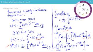 Parsevals Identity for Fourier Transform [upl. by Annayat590]