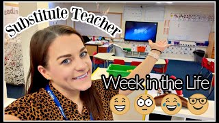 Substitute Teacher Week in the Life  Supply teacher  UK Teacher Vlog [upl. by Evin945]