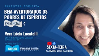 Palestra Espírita Tema “BEMAVENTURADOS OS POBRES DE ESPÍRITOquot [upl. by Adehsor]