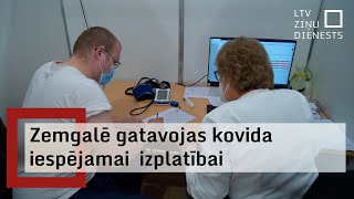 Zemgalē gatavojas kovida iespējamai izplatībai [upl. by Eniamrahc]