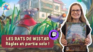 Les rats de wistar  Règles et partie solo [upl. by Attennaej]