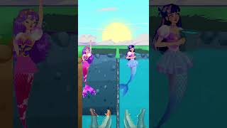 Dont be Greedy NEW 👩👸 Good vs Bad Mermaid Princess shorts FairyTalesShorts fairytales [upl. by Esom]