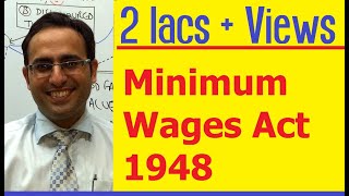 Introduction to Minimum Wages Act 1948 Video1  for CS CMA amp LLB [upl. by Notxam]