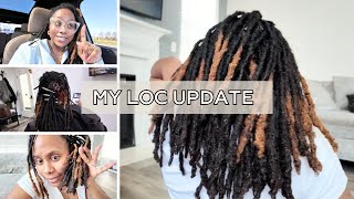 Loc Update  2 Years  3c Hair  Coils [upl. by Netti]