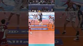 Trentino players showing incredible synergy 💪 epicvolleyball volleyballworld volleyball [upl. by Enaujed]