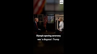 Olympic opening ceremony was ‘a disgrace’ Trump [upl. by Rosalynd]