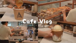 CAFE VLOG ☕️ Barista working at cafe in a peaceful morning Hello Summer [upl. by Rock]