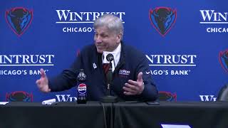 DePaul WBB vs UConn Press Conference [upl. by Enialahs]