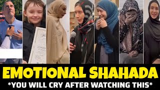 You Will Cry After Watching This SHAHADA COMPILATION  Part 1 [upl. by Durst]