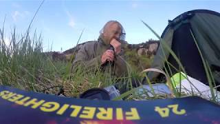 Midges HellWildcamp in the hills of Galloway forest park [upl. by Nywloc]