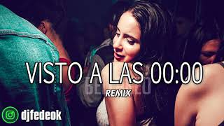 VISTO A LAS 0000 ✘ CAZZU ✘ FEDE DJ REMIX [upl. by Conrade]