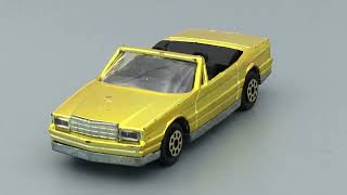 cadillac allante jaune majorette chrome 253 159 [upl. by Haas]