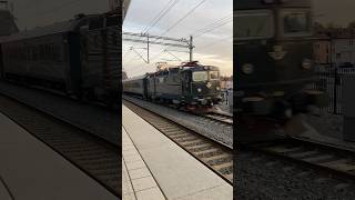 SJ Rc5 1388 intercity train to Vasterås passing Spånga station Stockholm [upl. by Benedick]