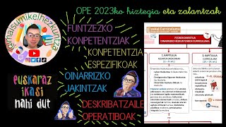 OPE 2023 maisumaistrak EAE🙌🏻 OPE 2023ko hiztegia eta zalantzak 📖 Lehen Hezkuntza Laguntza [upl. by Arad320]