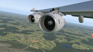 real sound RB211 engine sound B747400 Xplane 11 [upl. by Giddings]