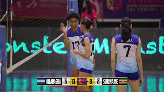 u23 Nicaragua vs Suriname  u23 NORCECA Womens Pan American Cup 2024 [upl. by Santiago676]