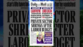 Private sector shrinks after Labour budget [upl. by Philipps]