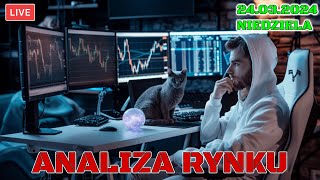 🛑 LIVE 🛑 TYGODNIOWA ANALIZA RYNKU CRYPTO  FX  FUTURES  24032024 [upl. by Jehanna246]