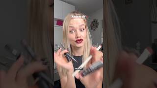 Malujemy się czarna konturówką 💄🍒robimy wiśniowe usta makeup malujemysie makeuptutorial mac [upl. by Spenser]