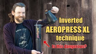 Aeropress XL Inverted Method and Recipe Is this a safe method to make coffee [upl. by Collins494]