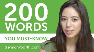 200 Words Every German Beginner MustKnow [upl. by Samella]