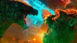 Godzilla vs Kong  Hong Kong Battle Scene  Godzilla Steps On Kong  Movie Clip HD [upl. by Mcfadden]