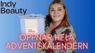 ÖPPNAR INDY BEAUTY ADVENTSKALENDER 2023 för kombinationshud [upl. by Haral]