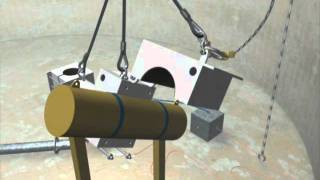 Underwater Rigging amp Lifting Animation  National Hyperbaric Centre [upl. by Ennairek508]