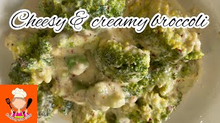 Cheesy and creamy broccoli broccoli recipe malai broccolicheesy and creamy broccoli without oven [upl. by Mcroberts664]