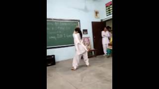 Whatsapp viral dance by college girl on haryanvi song [upl. by Catima]