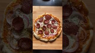 Air fryer pizza in 6 minutes  Air fryer pizza recipe pizza pizzalover [upl. by Avah]