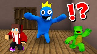 JJ and Mikey in RAINBOW FRIENDS ROBLOX CHALLENGE in Minecraft  Maizen Minecraft [upl. by Souza432]