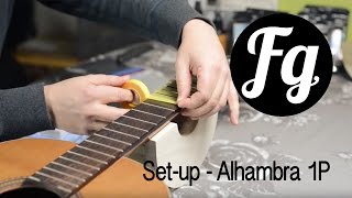 Classical Guitar Setup  Alhambra 1P [upl. by Eniluqcaj]