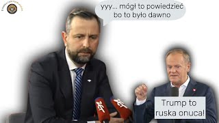 Tusk orze sam siebie a Kosiniak kompromituje tłumaczeniem ogólnie kabaretowo [upl. by Benjamen367]