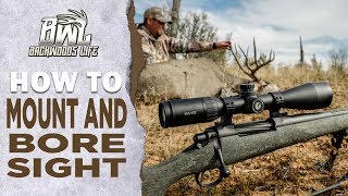 How To Mount and Bore Sight A Scope [upl. by Ydne]