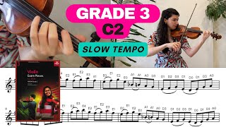 Grade 3  C2 quotRebeccaquot A Rumba ABRSM Violin 2024  Slow ♩ 88 with Sheet Music [upl. by Sonia]