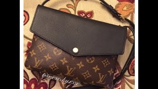 Louis Vuitton Monogram Twinset Noir Reveal  Review  What Fits Inside [upl. by Ynwat]