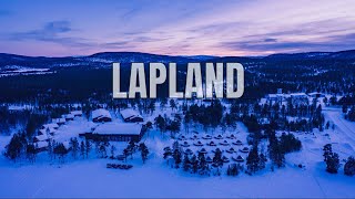 Lapland Finland  4k Drone Footage [upl. by Lazaruk]