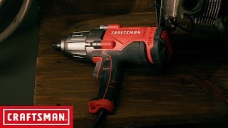 CRAFTSMAN 75 Amp 12IN Corded Impact Wrench Kit  Tool Overview [upl. by Notsehc]