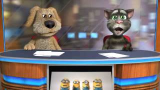 Talking Tom amp Ben News minions song [upl. by Lenore]