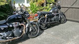 Triumph Speed Twin or Triumph T120 Black NZ [upl. by Pirozzo]