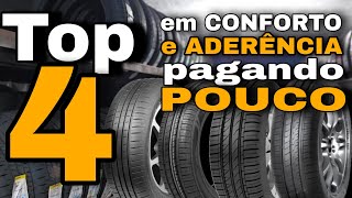 TOP 04 Pneus duráveis confortáveis silenciosos sem PAGAR CARO [upl. by Ellan216]