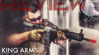 Airsoft Review  King Arms BRO15  Black Rain Ordnance [upl. by York631]