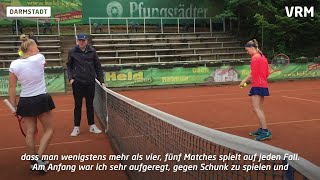 Sieg für die Favoritin bei Tennisturnier in Darmstadt [upl. by Veronica732]