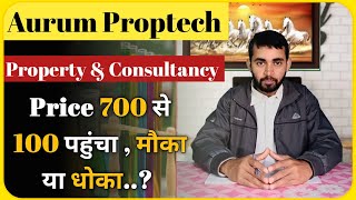 Aurum proptech latest news Aurum proptech share latest news । Future of India [upl. by Rai]