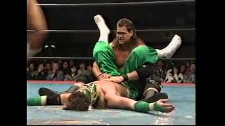 Hayabusa amp Shinzaki vs Awesome amp Super Leather 1997 10 19 [upl. by Anreval]